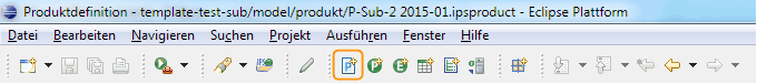 Button Vorlage erstellen in der Symbolleiste