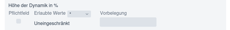 Uneingeschränkter Bereich