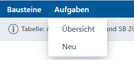 aufgabe neu