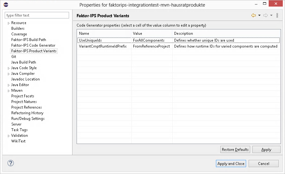 pv settings en