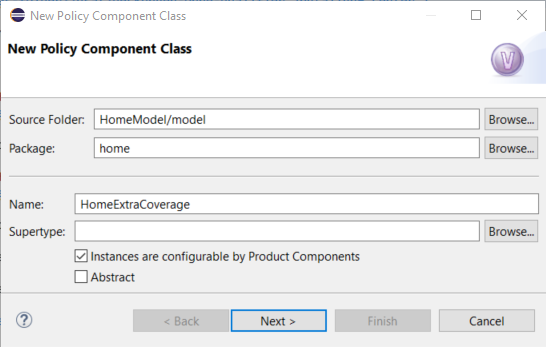 create HomeExtraCoverage