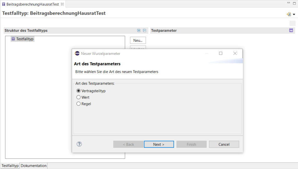 root parameter anlegen