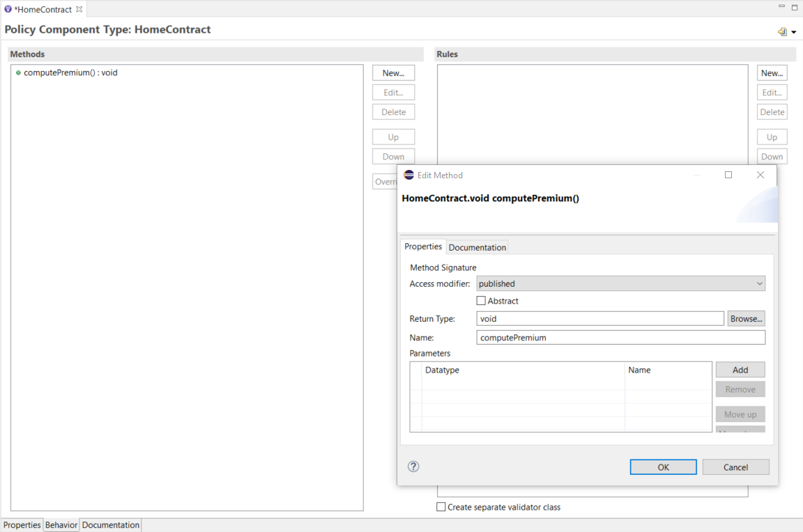 en207dialog methodsignature