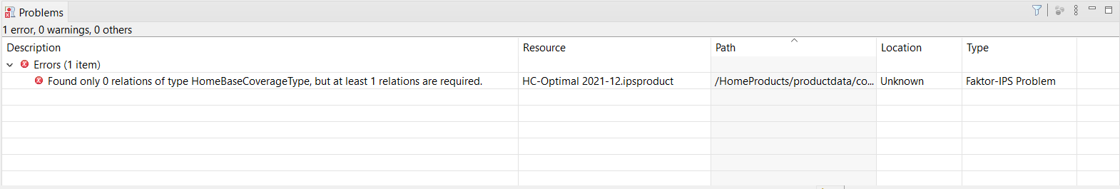 en125product problem